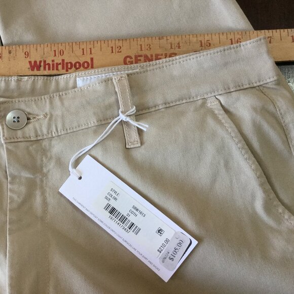 AG Adriano Goldschmied Women Size 31 Caden Trouser Pant Beige Taupe Tailored NWT - Picture 13 of 16